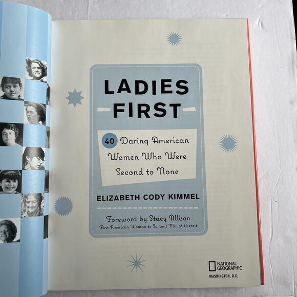 Ladies First 40 Daring American Women Who Were Second to None Hardcover Book - Picture 3 of 15